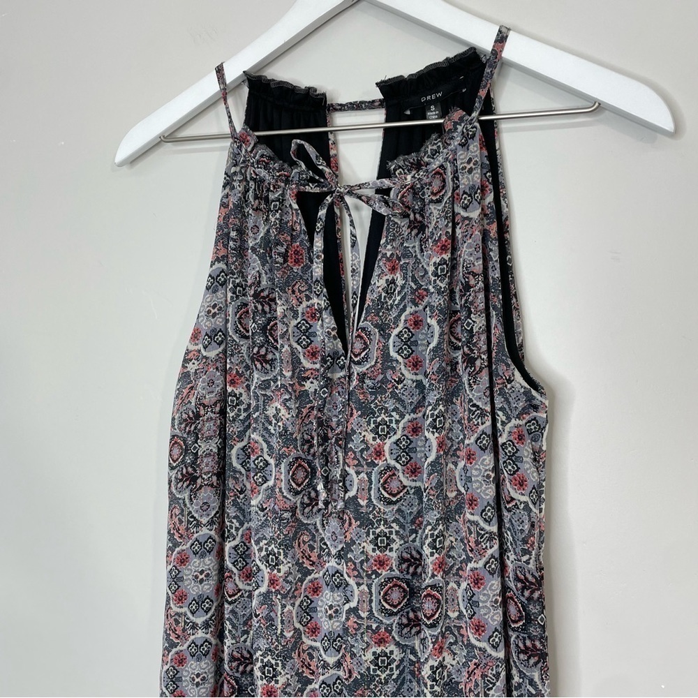 Nwt Anthropologie Drew Boho Floral tiered Sleeveless Maxi Dress Size Small - Picture 3 of 12